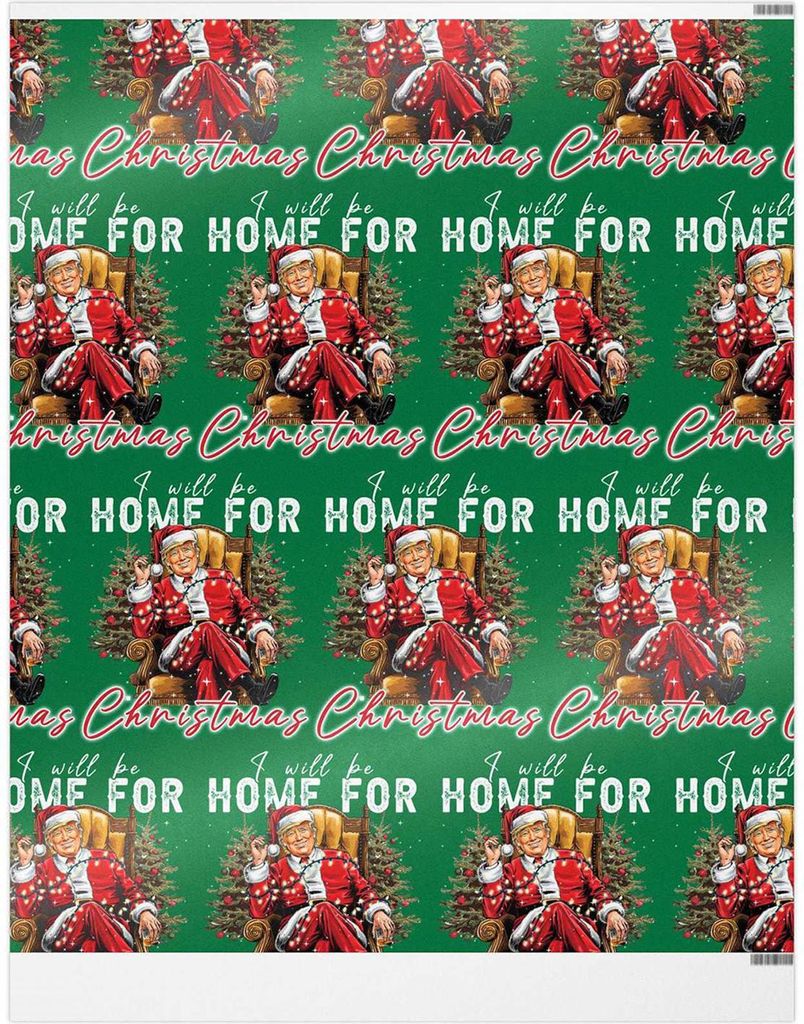 Weihnachtsgeschenkpapier mit Weihnachtsmann- und Schneemann-Design, dekoratives Geschenkpapier, festliche Partydekorationen für die Partydekoratio...