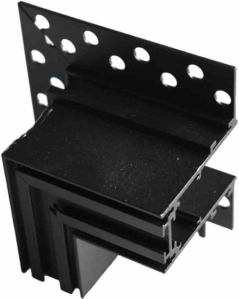 Eckverbinder L Einbau Magnetic Track 20 mm Schwarz Milagro Produktbild 