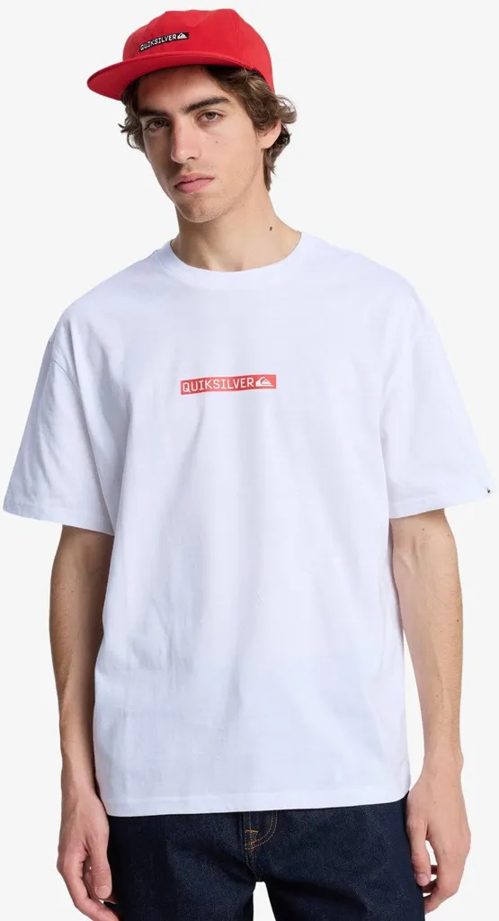 Quiksilver DNA Clicker Tee Bianco XXL: Cotone Biologico Sostenibile