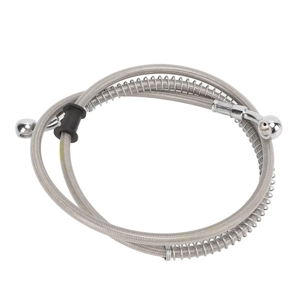 Tubo Freno Moto 120cm Acciaio Intrecciato - Ideale Cross ed Enduro