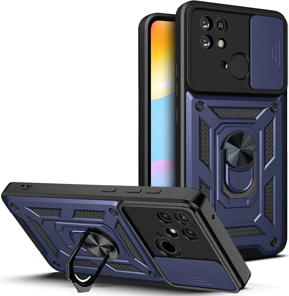 Yoedge Custodia per Xiaomi Redmi 10C / 10 Power 4G Cover 6,71, 360