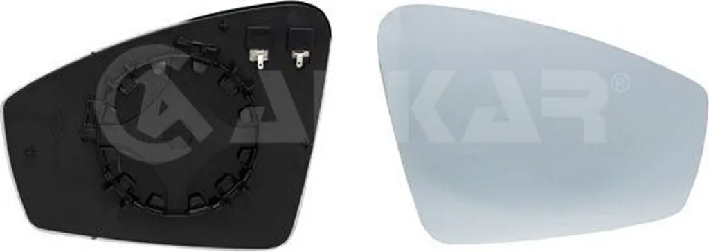 Miroir de rétroviseur droit asphérique ALKAR pour Touareg 761857522