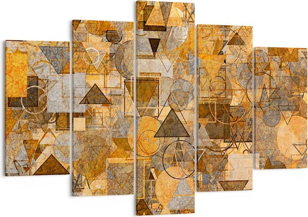 Bild auf Leinwand - Leinwandbild - Abstraktion modern - 150x100cm - Wand Bild - Wanddeko - Leinwanddruck - Bilder - Kunstdruck - Wanddekoration - L...
