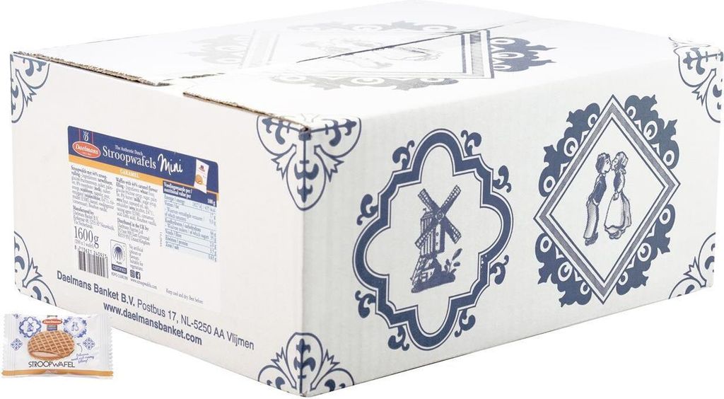 Daelmans 70103852 Stroopwafel Mini - 200 pièces á 8g Image du produit 