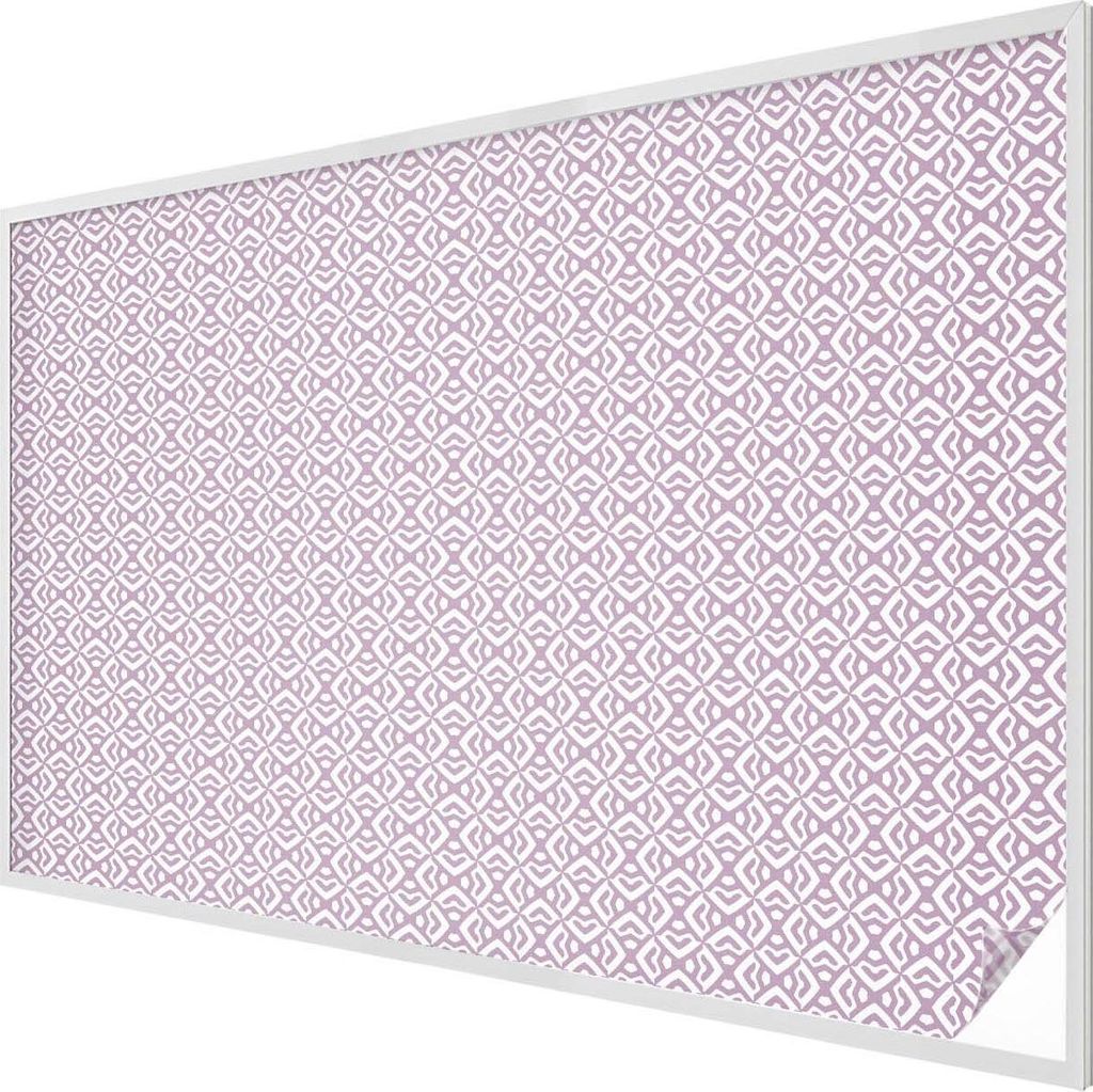 Buntglas Fensterfolie – 146x200 cm – Stained-Glass Design – blickdichte dekorative Sichtschutzfolie – selbstklebend, UV-Schutz – Lila Formen