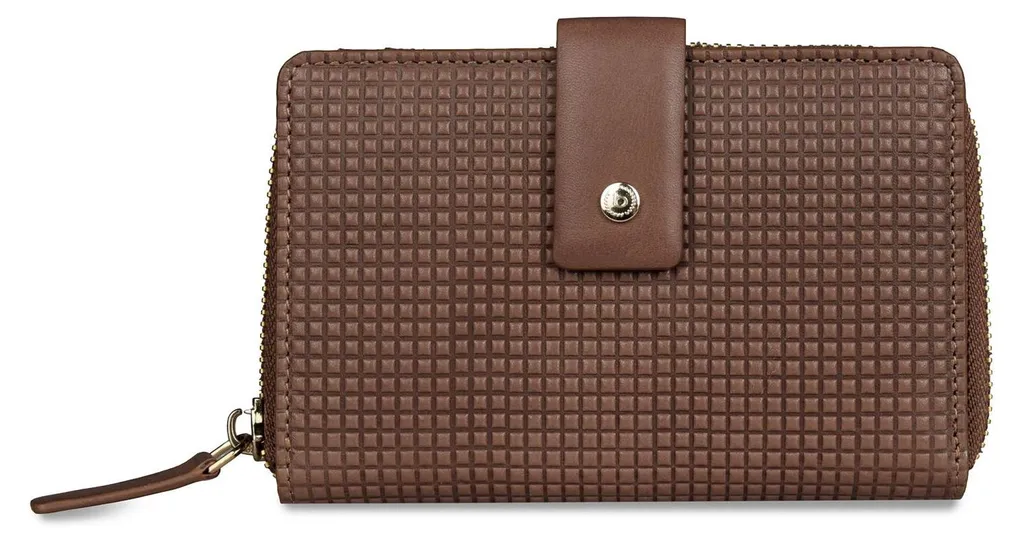Portefeuille Zippé bugatti Noemi Cognac : Sécurité et Grand Volume