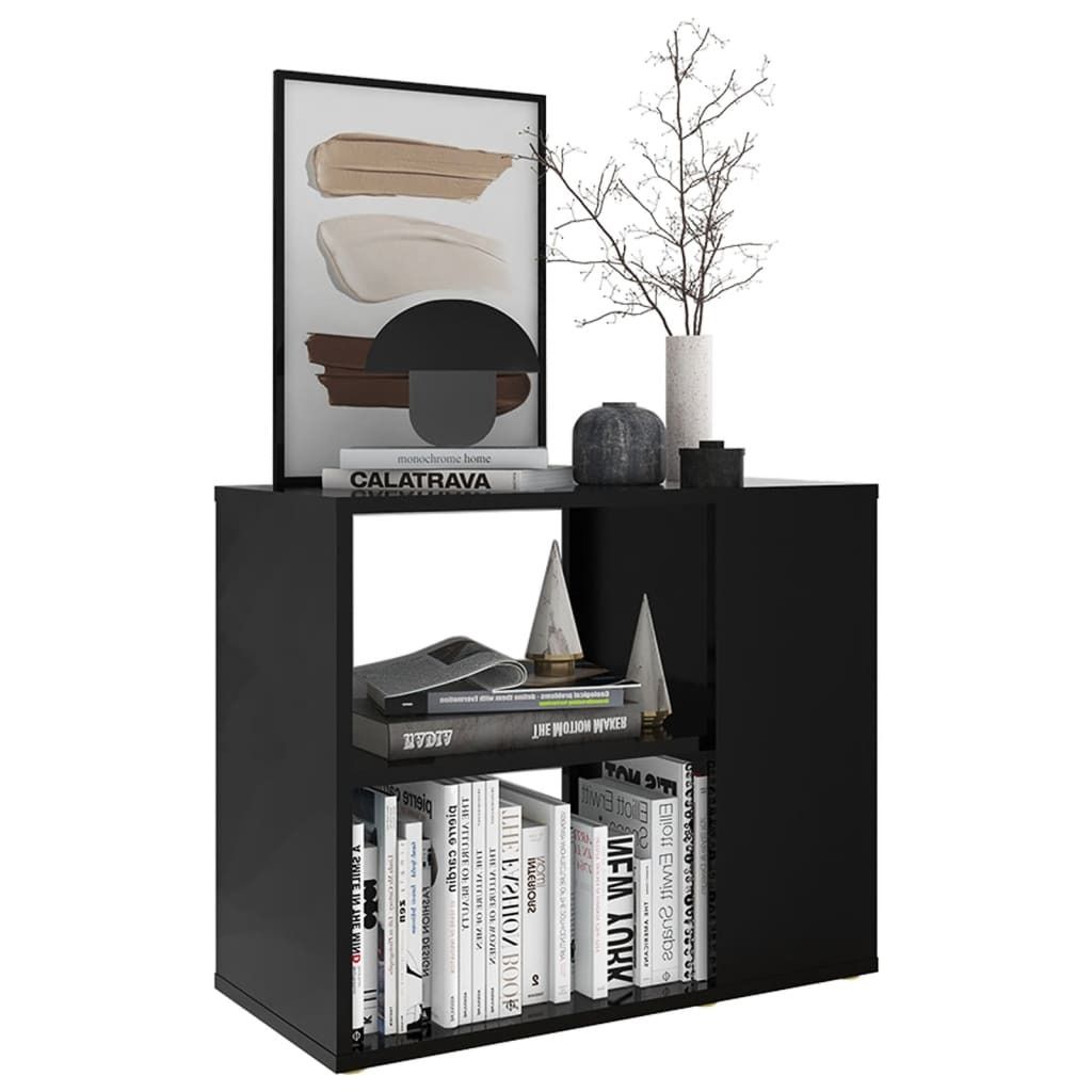 Hochwertigen Möbel Kommoden - Schwarz Beistelltisch Schwarz 60x30x50cm Holzwerkstoff NEU7963079
