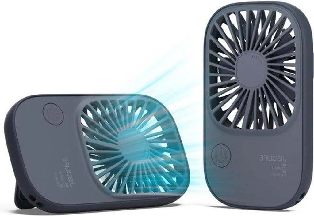 Ventilateur USB Anti-Chaleur Silencieux 3 Vitesses Bleu pour Travail