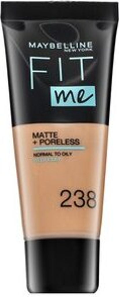 Maybelline Fit Me! Foundation Matte + Poreless 238 Rich Tan Flüssiges Make Up mit mattierender Wirkung 30 ml