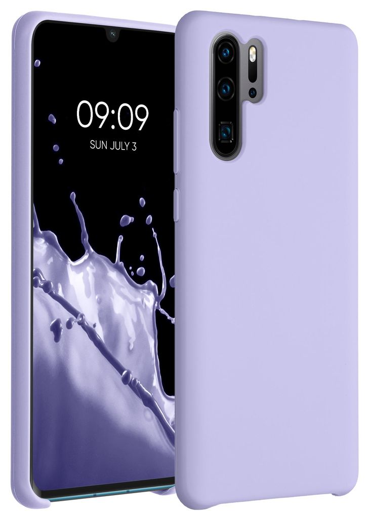 kwmobile Handyhülle für Huawei P30 Pro Hülle - Case Silikon - Kabelloses Laden - Schutzhülle Cover in Lavendel