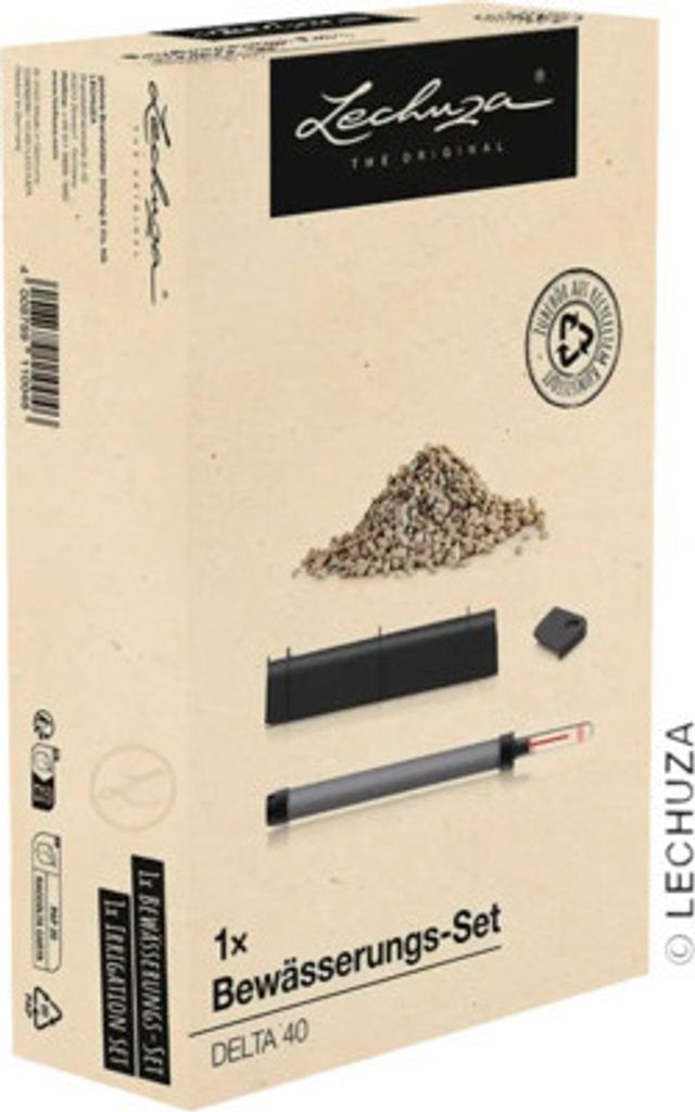 Bewässerungs-Set für Lechuza Delta 40 Kunststoff schwarz