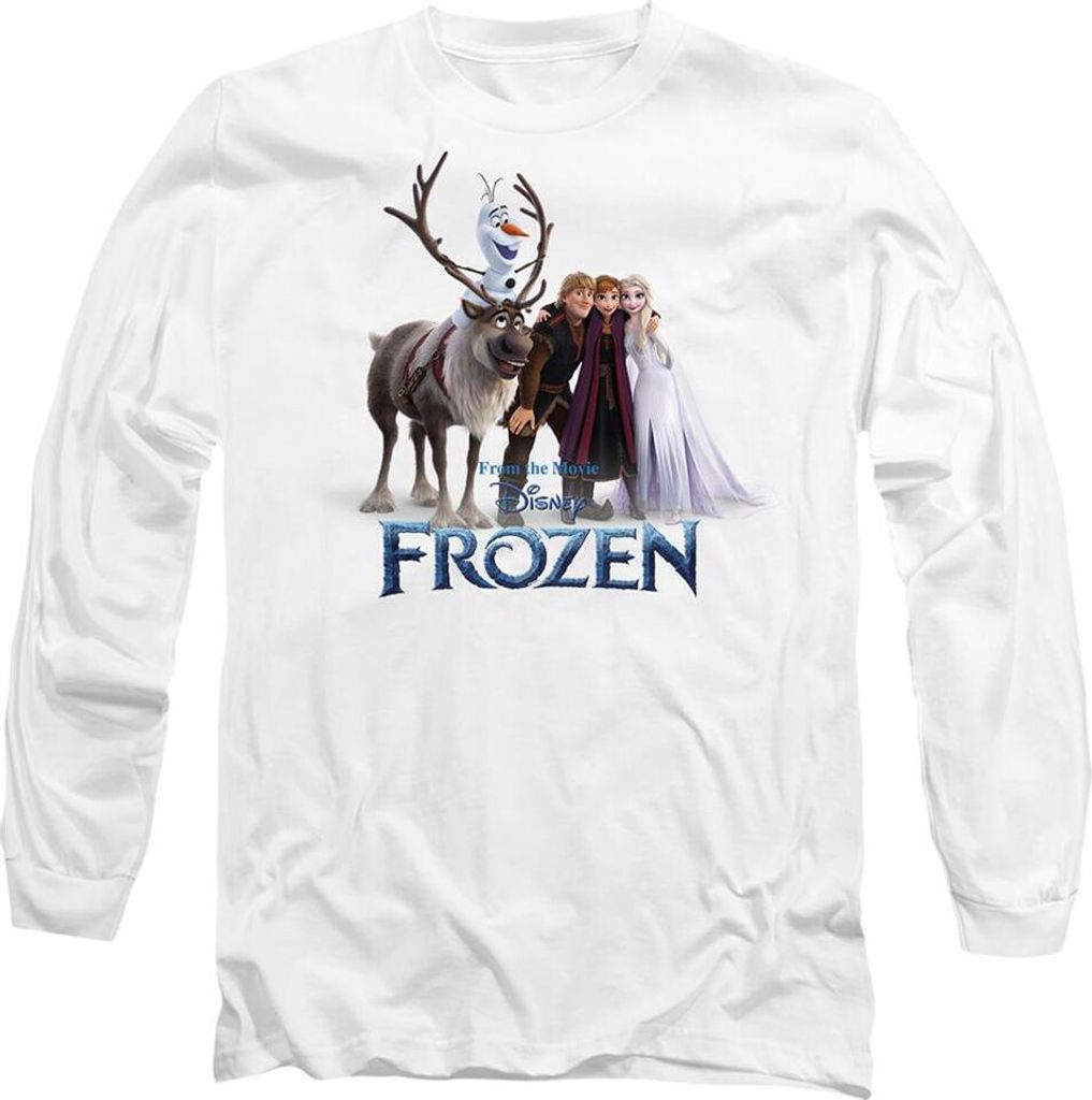 Frozen - T-Shirt für Herren/Damen Uni TV14798 (XL) (Weiß)