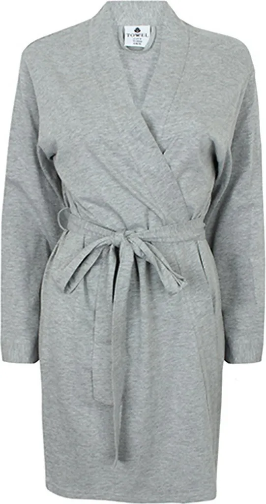 Vestaglia Donna Jersey Towel City TC050 Heather Grey S - Relax Chic