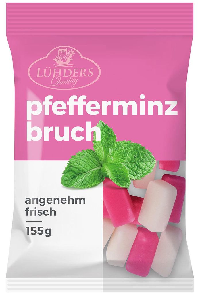 Lühders Pfefferminz-Bruch 155g Produktbild 
