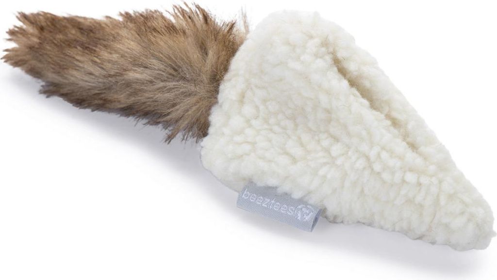 Beeztees Catnip Kissen Yeti - Katzespielzeug - weiss - 20 cm