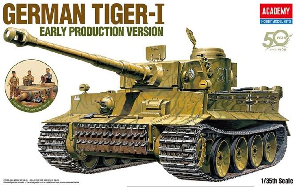 Modelbouwpakket: Panzer 13264 – TIGER-I tank uit de Tweede Productafbeelding 