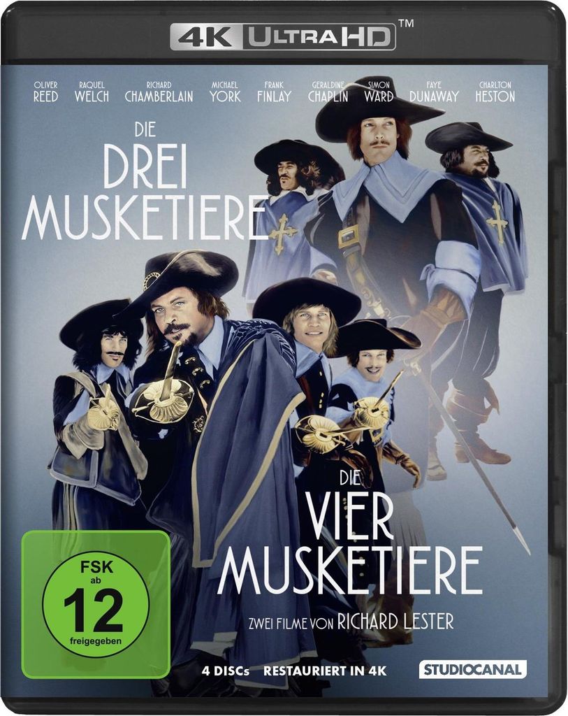 Die Musketiere - Einer für Alle - Alle für einen! (2 4K Ultra HDs) ( + 2 Blu-rays)
