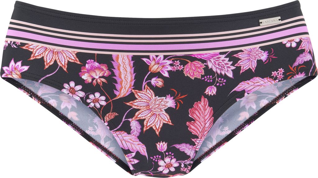 LASCANA Bikini-Hose schwarz-pink Größe 46