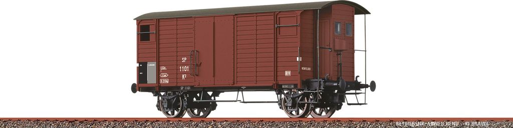 Brawa 47888 Spur H0 Güterwagen K2 MThB SP, III DC