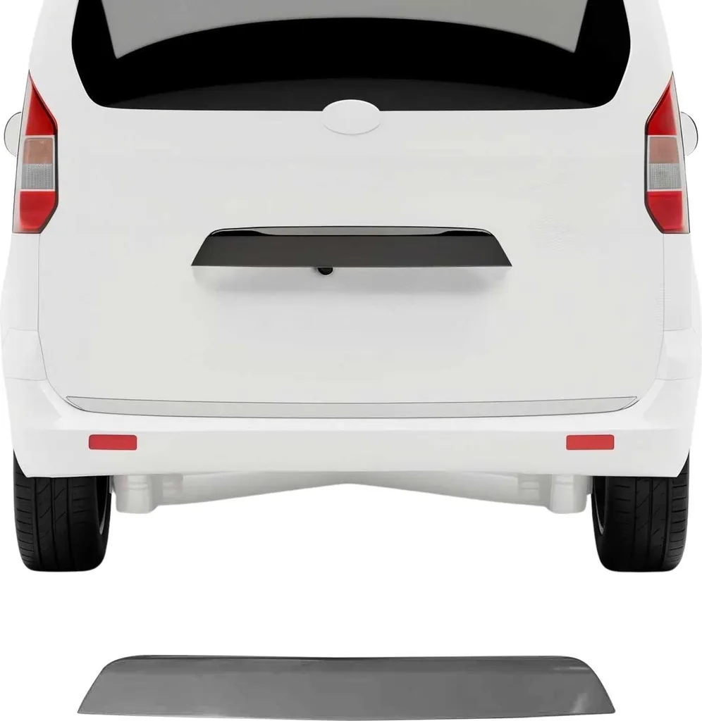 Listello Bagagliaio Recambo In Acciaio Inox Cromato Per Ford Tourneo Courier (2023+) – Striscia Decorativa Lucida Per Un Look Elegante