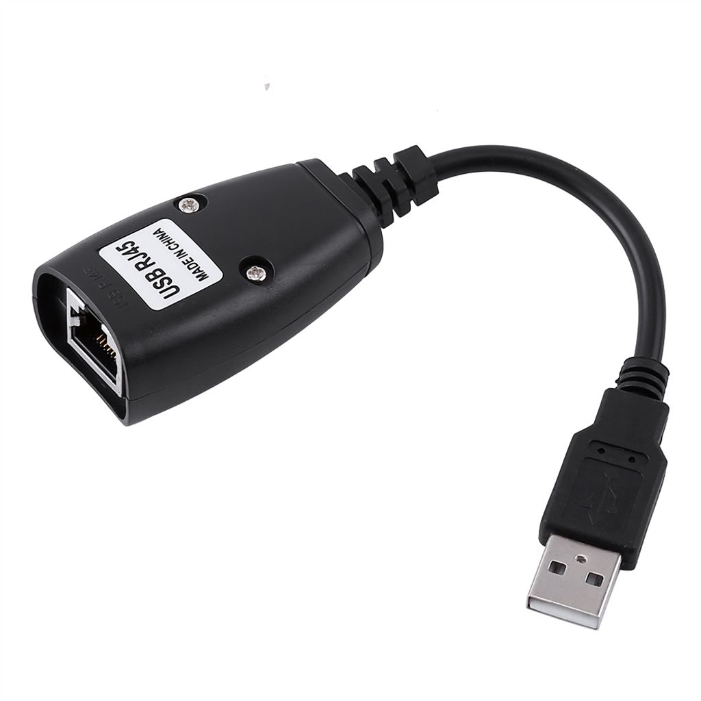 4 USB to RJ45 Extension Cable, 4 USB to RJ45 Adapter,USB Image du produit 