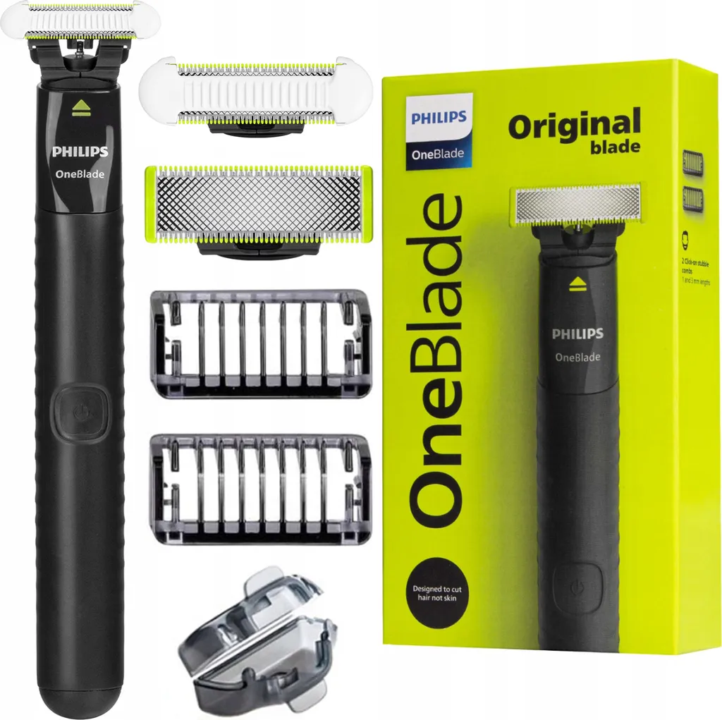 Rasoir Électrique Barbe Philips OneBlade QP1424/10 et Lame de Rechange