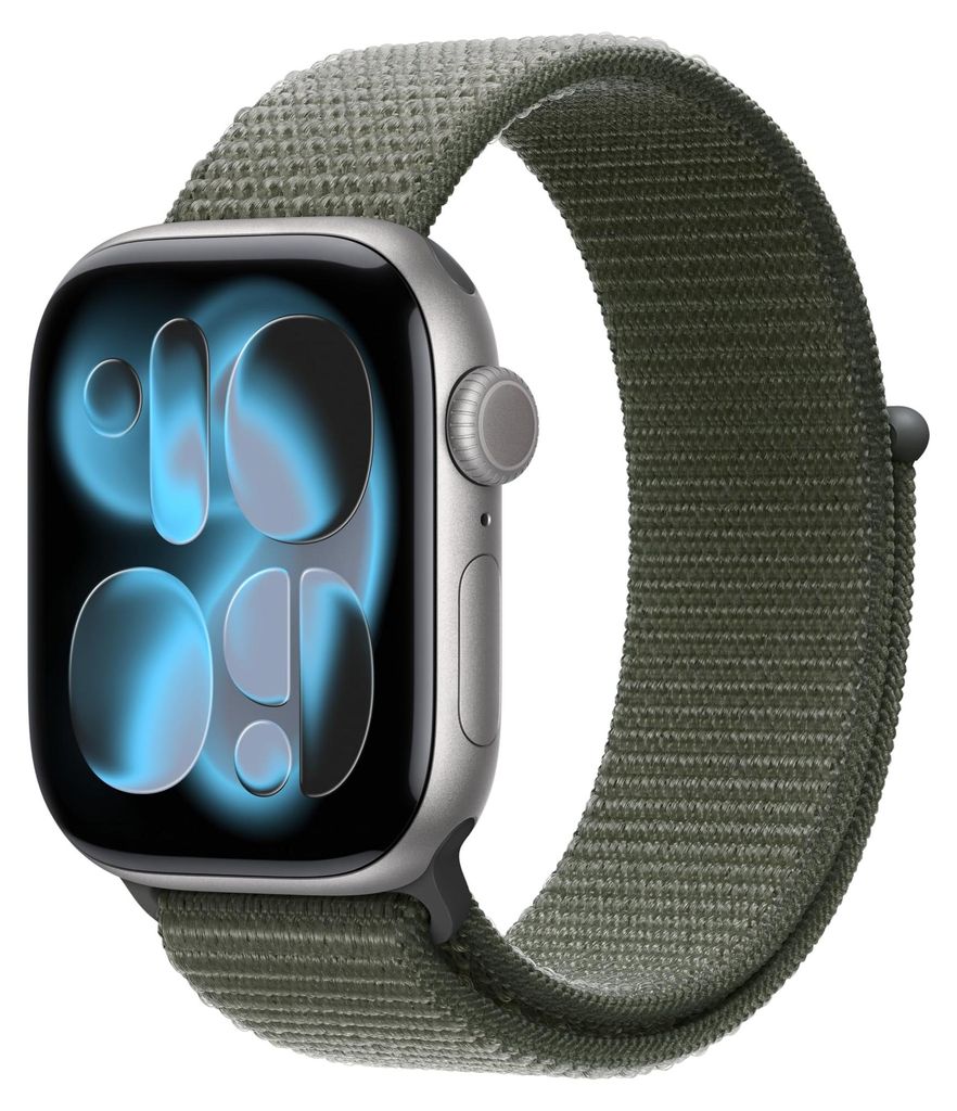 42 mm sportband in bosgroen Productafbeelding 