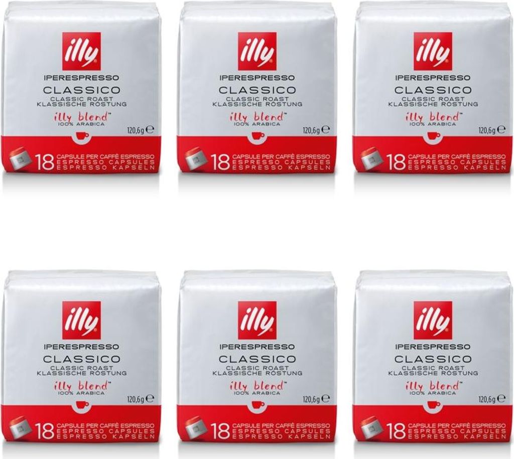 ILLY 108 Capsule caffè 7990x6 SET 6xCUBO 18 Capsule Immagine del prodotto 