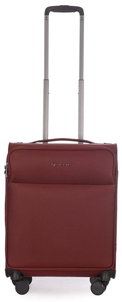 Light + -4-Rollen-Kabinentrolley 55 cm (dark red)