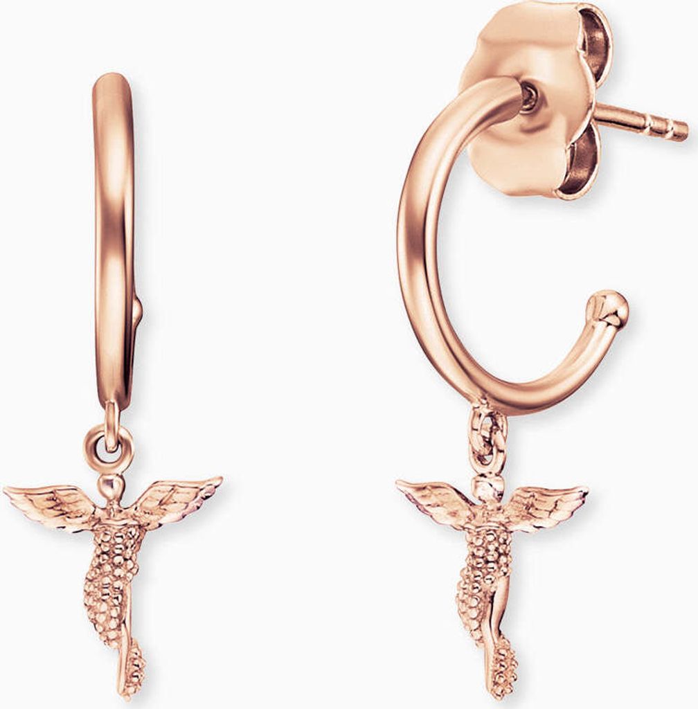 Engelsrufer Creolen ERE-LILANGEL-R-CR Sterling Silber Rosé vergoldet