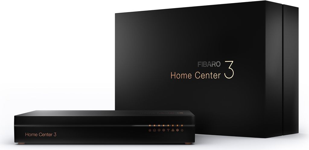 Fibaro FGHC3 Home Center 3 Bedieningspaneel, Zwart, 1 Stuk Produktbild