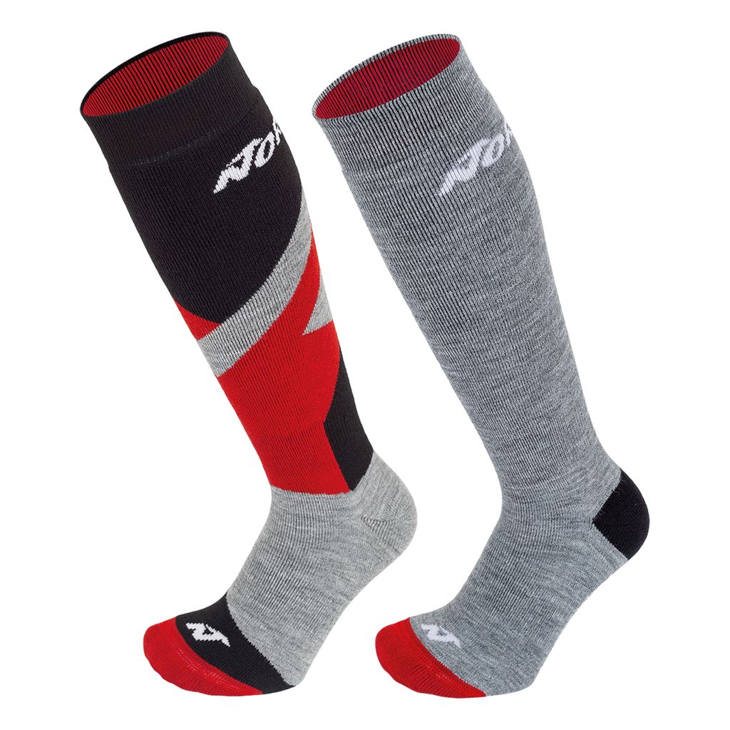 Nordica Jr Multisport Winter 2p Mittelgrau/Rot/Schwarz-Mittelgrau Grau