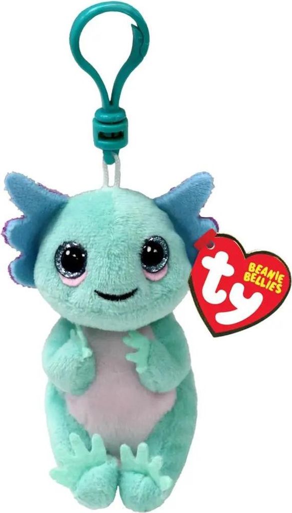 Peluche à attacher Ty Beanie Bellies « Axolotl Alex » 10 cm Image du produit 