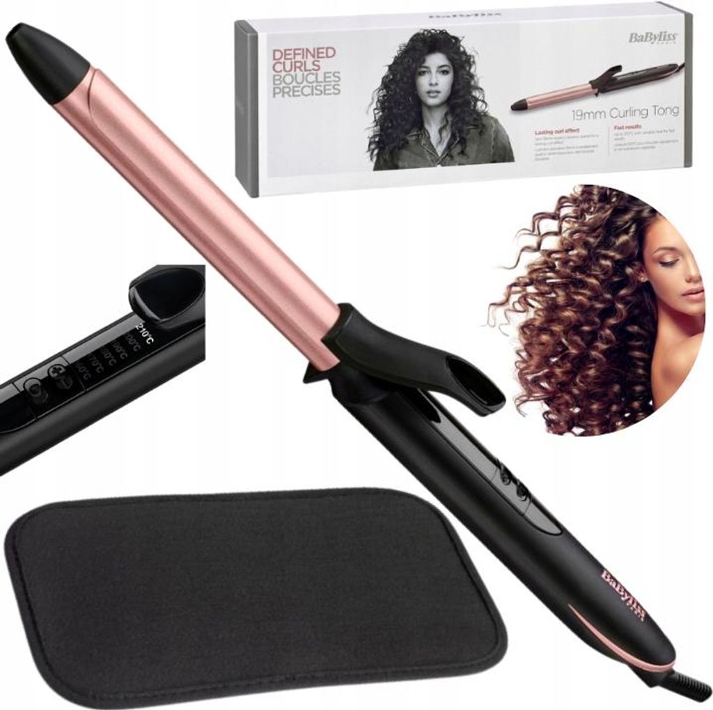 BaByliss 19 mm Curling Tong, Lockenstab, Warm, trockenes Produktbild 