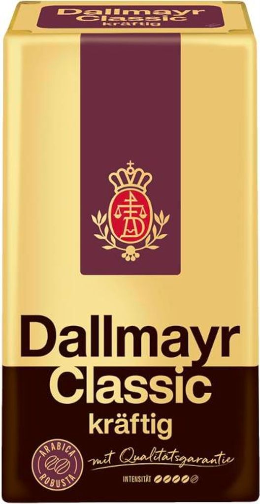Dallmayr Classic kräftig 500g, 500 g, Medium geröstet,
