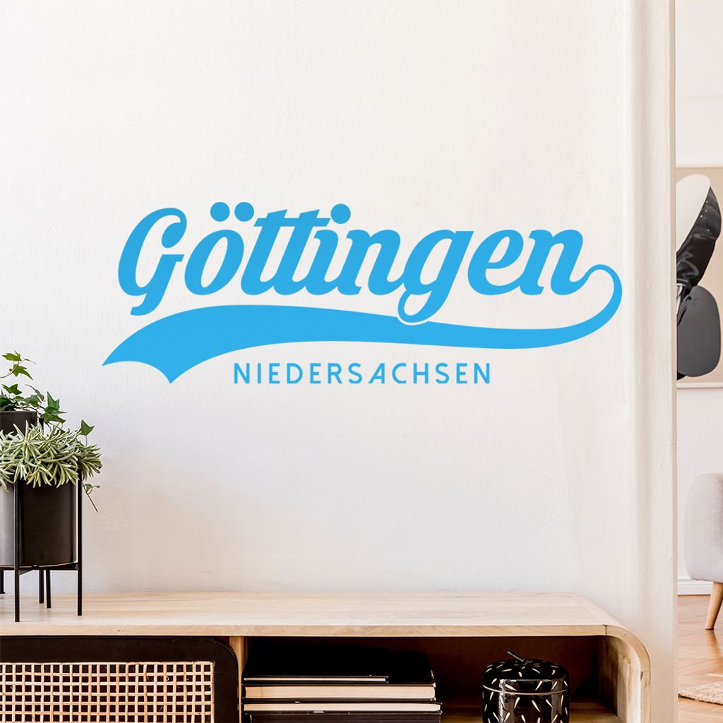 Göttingen Niedersachsen Wandtattoo Wandaufkleber Wall Sticker - Dekoration, Küche, Wohnzimmer, Schlafzimmer, Badezimmer