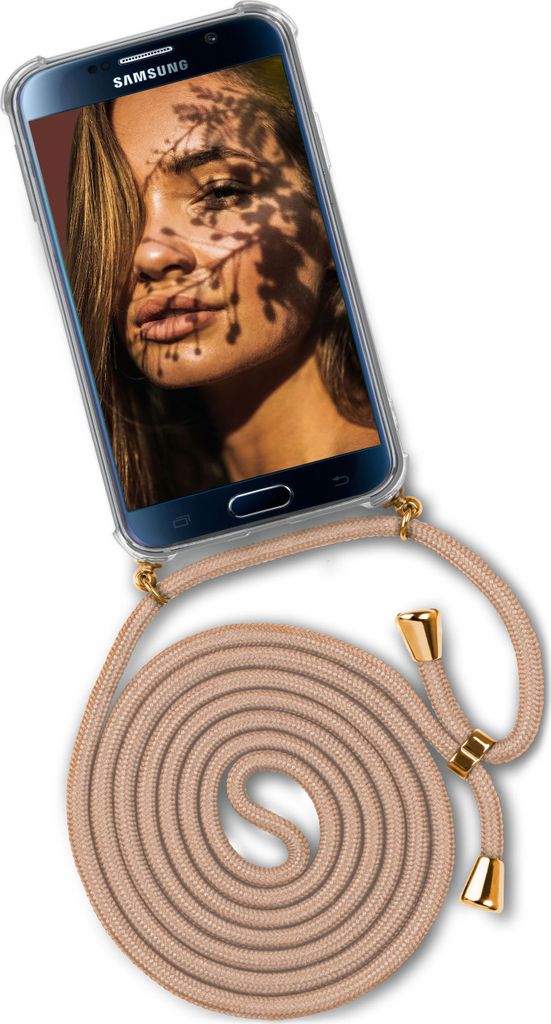 TWIST-Case + TWIST-Cord für Samsung Galaxy S6, Farbe:Golden Coast (Gold)