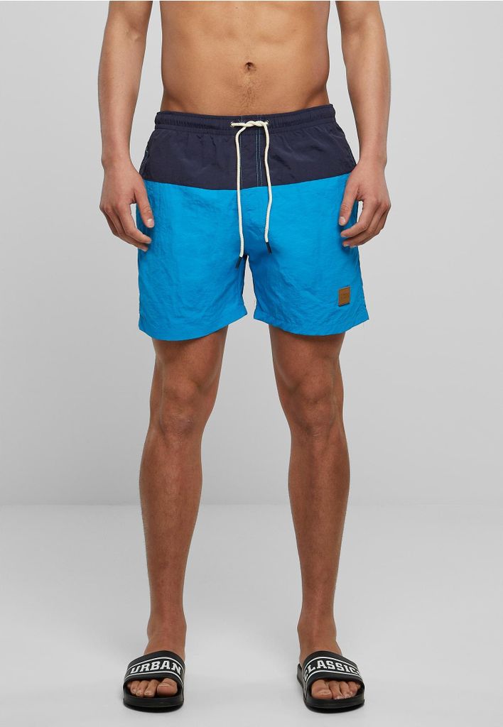 Urban Classics Badehose für Männer Shorts Thaczed Blau M Produktbild 