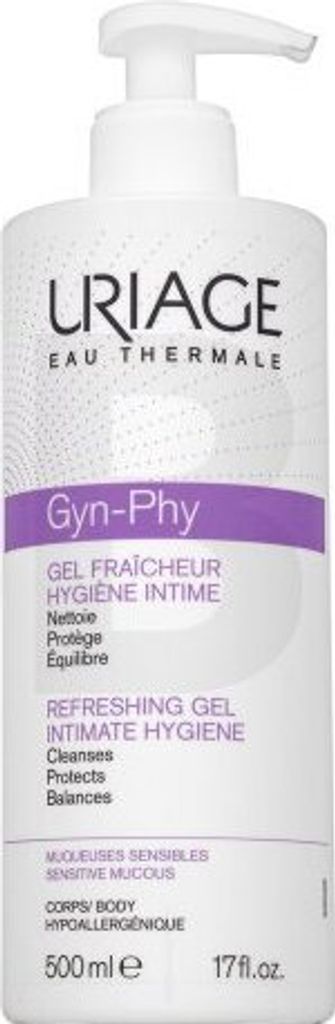 Odświeżający żel do higieny intymnej Uriage Gyn-Phy Zdjęcie produktu 