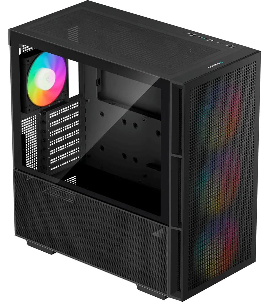 Boîtier DeepCool CH560 Noir pour PC Gaming Haute Performance et Création