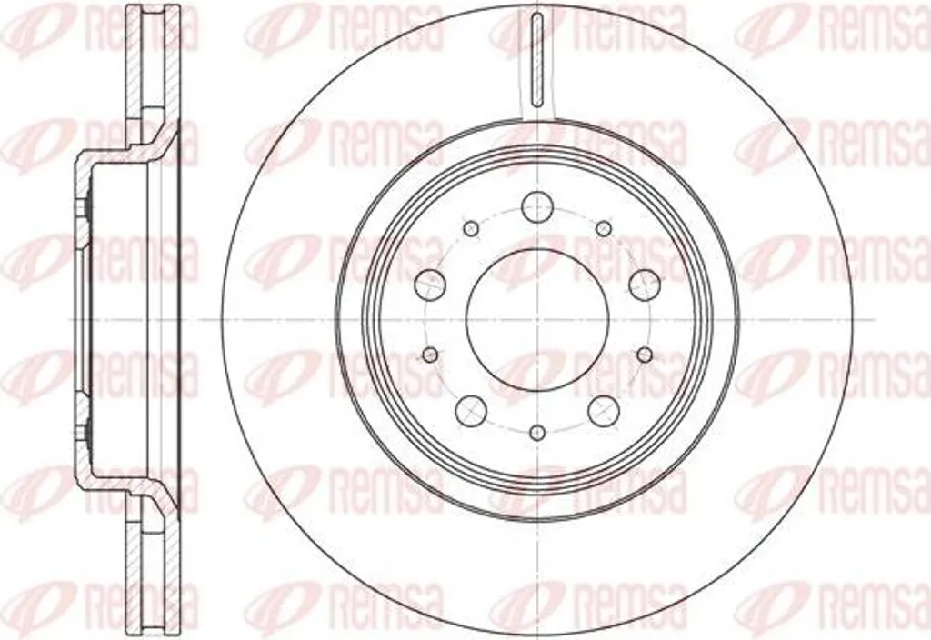 Disque de frein REMSA 6795.10 : stop aux vibrations sur Civic et S70