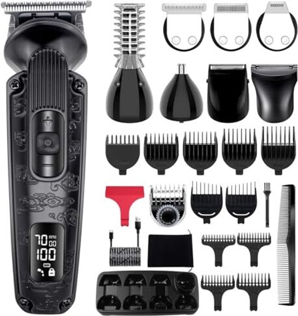 Hattteker Bart Trimmer Herren Haare Set Professionelle Produktbild 