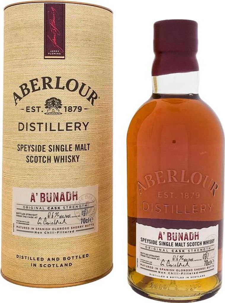 Aberlour ABunadh Batch 81 + Box 700ml 61,6% Vol.