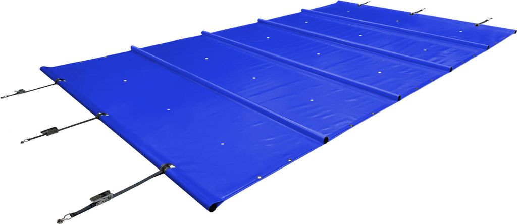 SafeDeluxe® PREMIUM Poolplane Rollschutzabdeckung aus LKW Produktbild 