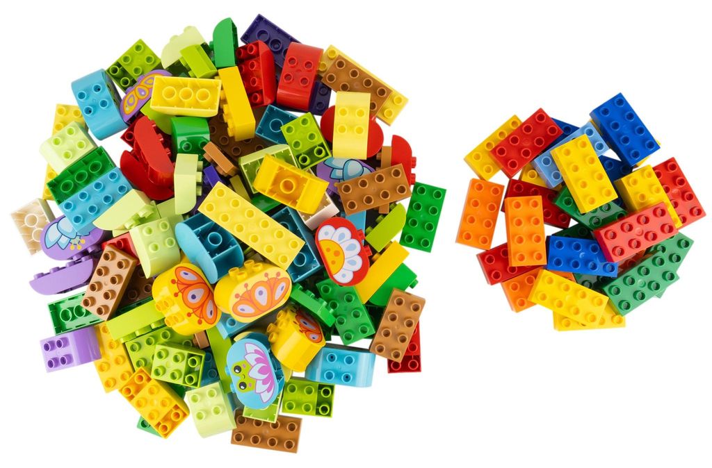 LEGO® Duplo: 100 bouwstenen + 25 stenen van 2x4, in Productafbeelding 