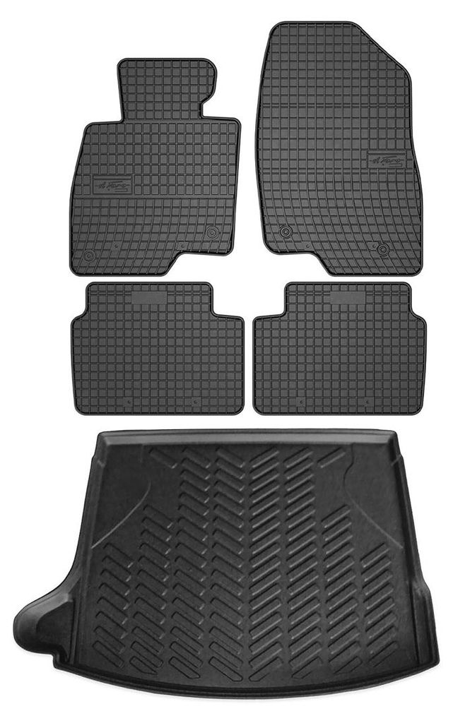 OMAC Fußmatte Gummi TPE für MAZDA 3 Schrägheck (BM, BN)