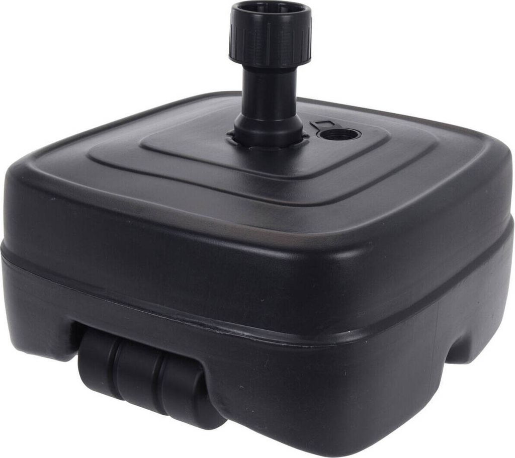Schirmständer für Garten, schwarz, 45 L
