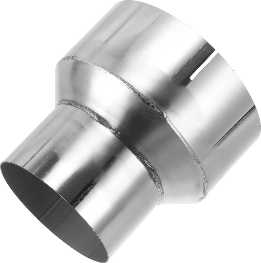 3.5"OD Bis 5"OD Mandrel Abgasrohr Bogen Ellbogen Konzentrischer Reduzierer T304 Edelstahl Rohr Adapter 5 Zoll Länge Silberton