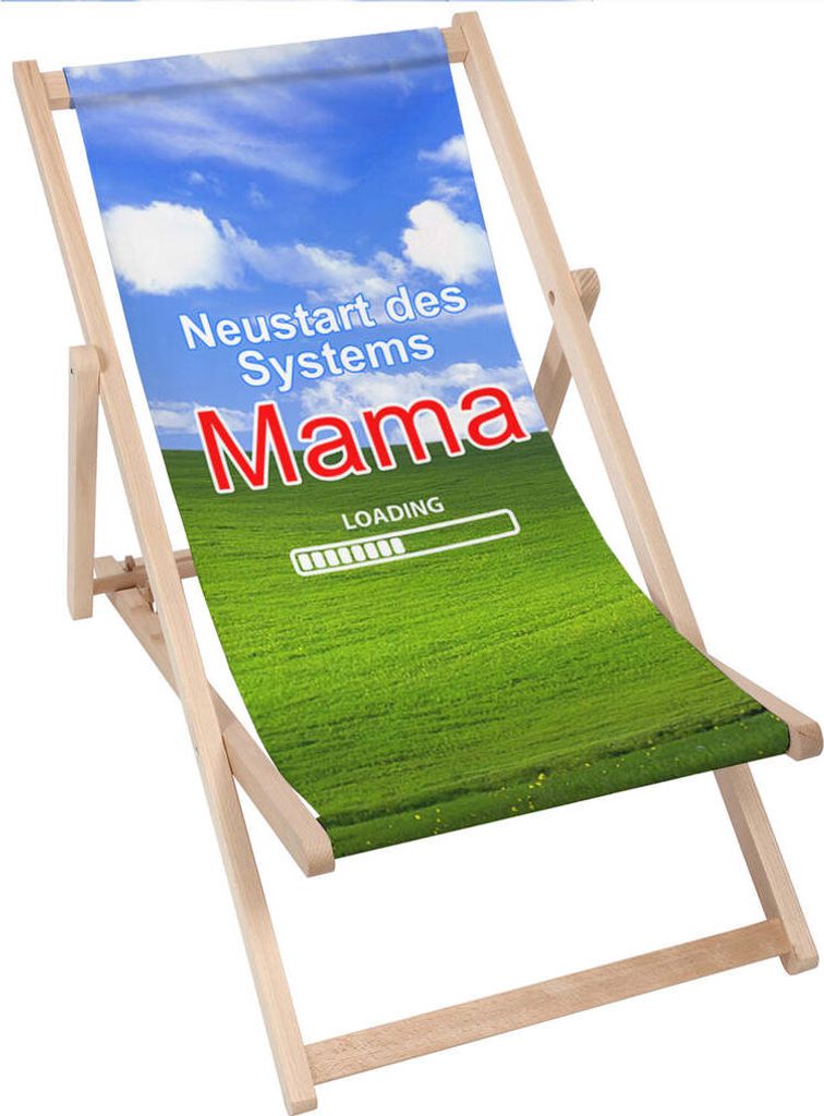 Dreamroots Liegestuhl klappbar Holz, bis zu 130 kg, Sonnenliege klappbar mit 3-stufiger Neigungsregulierung der Rückenlehne, Neustart Des Systems ...