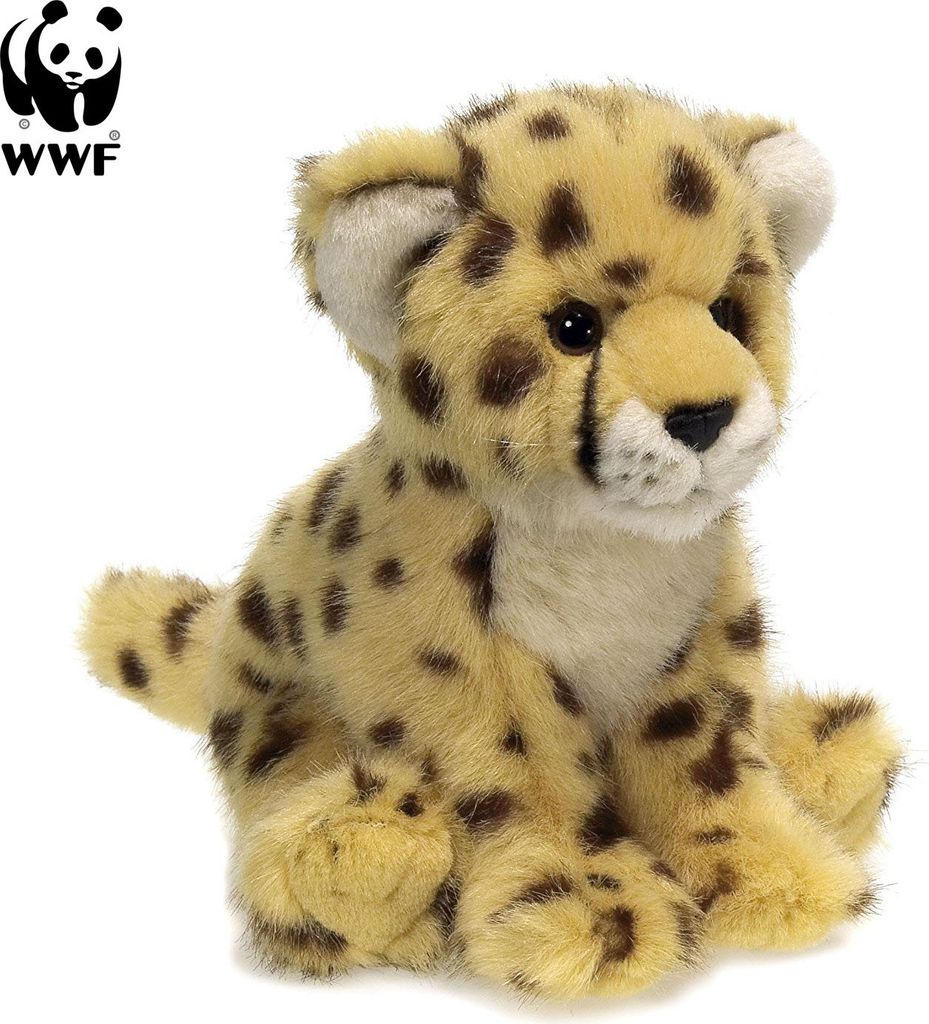 Plyšová hračka gepard (sedící, 19 cm) realistická plyšová Obrázek produktu 